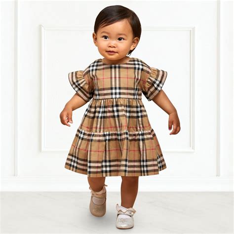 burberry inspired dress baby girl